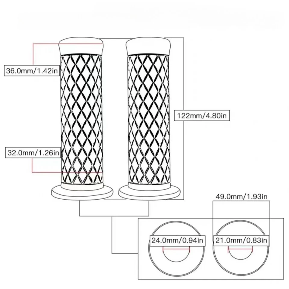 For Harley Sportster 883 1200 Front Axle Nut Covers Black CNC Aluminum Pair - Image 4 of 4