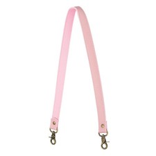23.6" Leather Purse Strap with Bronze Lobster Buckles, Pink