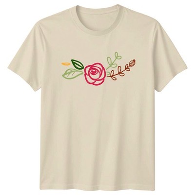 Aquarell Wald Bäume Erwachsene T-Shirt Pilze Naturliebhaber Geschenk