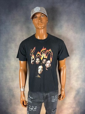 【希少】2002年Korn ツアーTシャツM Untouchables RARE Vintage 2002 Korn Untouchables Pop Sux Tour Band T-Shirt