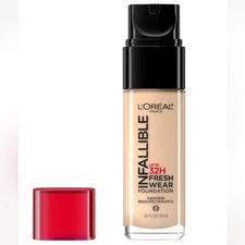 L'Oreal Paris Infallible Fresh Wear 32 Hr Liquid Foundation, 410 Ivory New