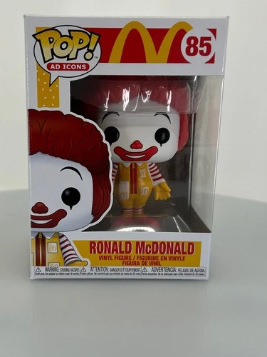 Funko POP! Ad Icons McDonald's Ronald McDonald #85 Vinyl Figure DAMAGED BOX