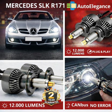 🔥KIT LED PER MERCEDES SLK R171 ANABAGLIANTI H7 CANBUS Bianco 6500K 360 gradi🔥