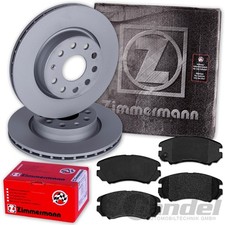 ZIMMERMANN BREMSSCHEIBEN 280mm + BELÄGE VORNE passend für HYUNDAI TUCSON JM