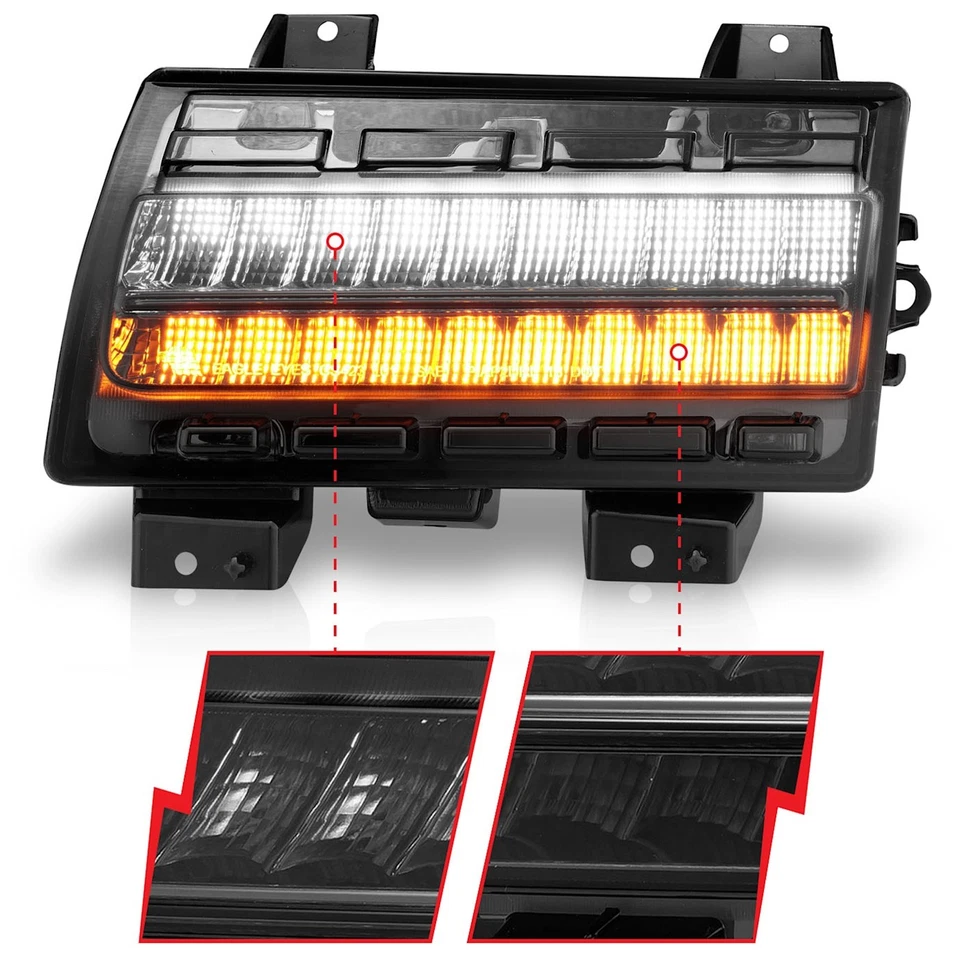 Anzo 511087 Side Markers Corner Lamp Parking Light Cornerlight Set of 2 Pair - Image 3 of 4