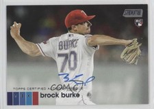 2020 Topps Stadium Club Brock Burke #ABBU Rookie Auto RC 0io