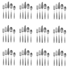 Lauffer by Towle Bedford 18/8 Stainless 60pc. Flatware Set (Service for Twelve)