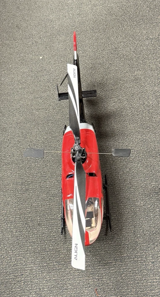 Excellent Align T-Rex Trex 450 SA RC Remote Control Helicopter w/ Scale Body BNF - Image 3 of 4