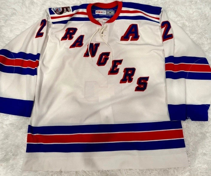 CCM Center Ice Authentic New York Rangers 75th Anniversary Leetch Jersey 52 - Image 2 of 3