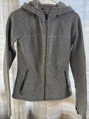 Smartwool Hudson Trail Zip Hoodie Sweater Jacket  Gray outdoor Size S