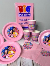ILS I LOVE SHOPPING Kit Festa 8 Persone Set Tavola Addobbi