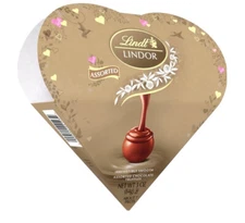Lindt LINDOR Valentine's Assorted Chocolate Truffles Friend Heart, 3 oz.