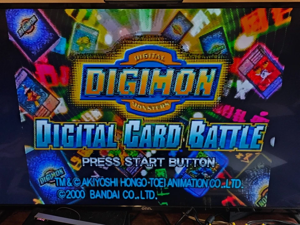 Digimon Digital Card Battle (Sony PlayStation 1, 2001) PS1 TESTED!!! - Image 2 of 4