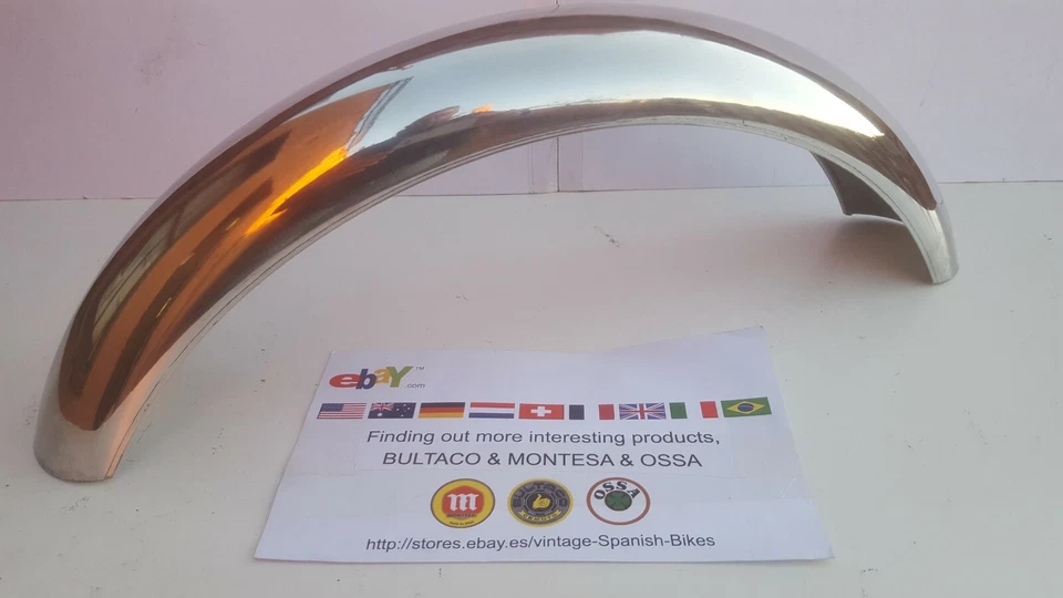 GUARDABARROS DELANTERO BULTACO CAMPERA SIN LABIOS GUARDABARROS DELANTERO BULTACO NUEVO Foto 2 de 4