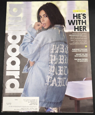 Billboard Magazine October 8, 2016 Kim Kardashian West