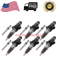 Set of 6 0445120255 Diesel Fuel Injectors For Dodge Ram Cummins 5.9L 2003-04 USA