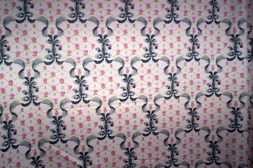 Laura Ashley vintage new fabric rosebud ribbons 3.4 yards 1983