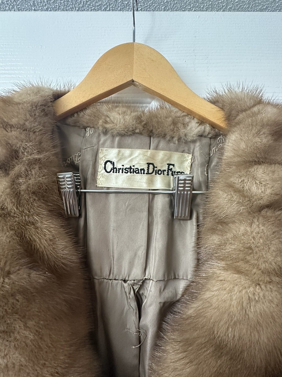 Christian Dior ヴィンテージファー ジャケット Christian Dior ヴィンテージファー ジャケット