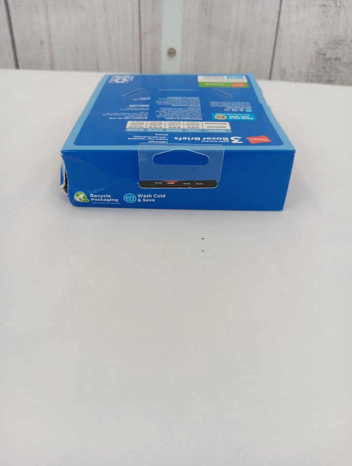 Hanes 3 Pack Boys Boxer Briefs Tagless Multicolor Size M (10-12) - Image 4 of 4