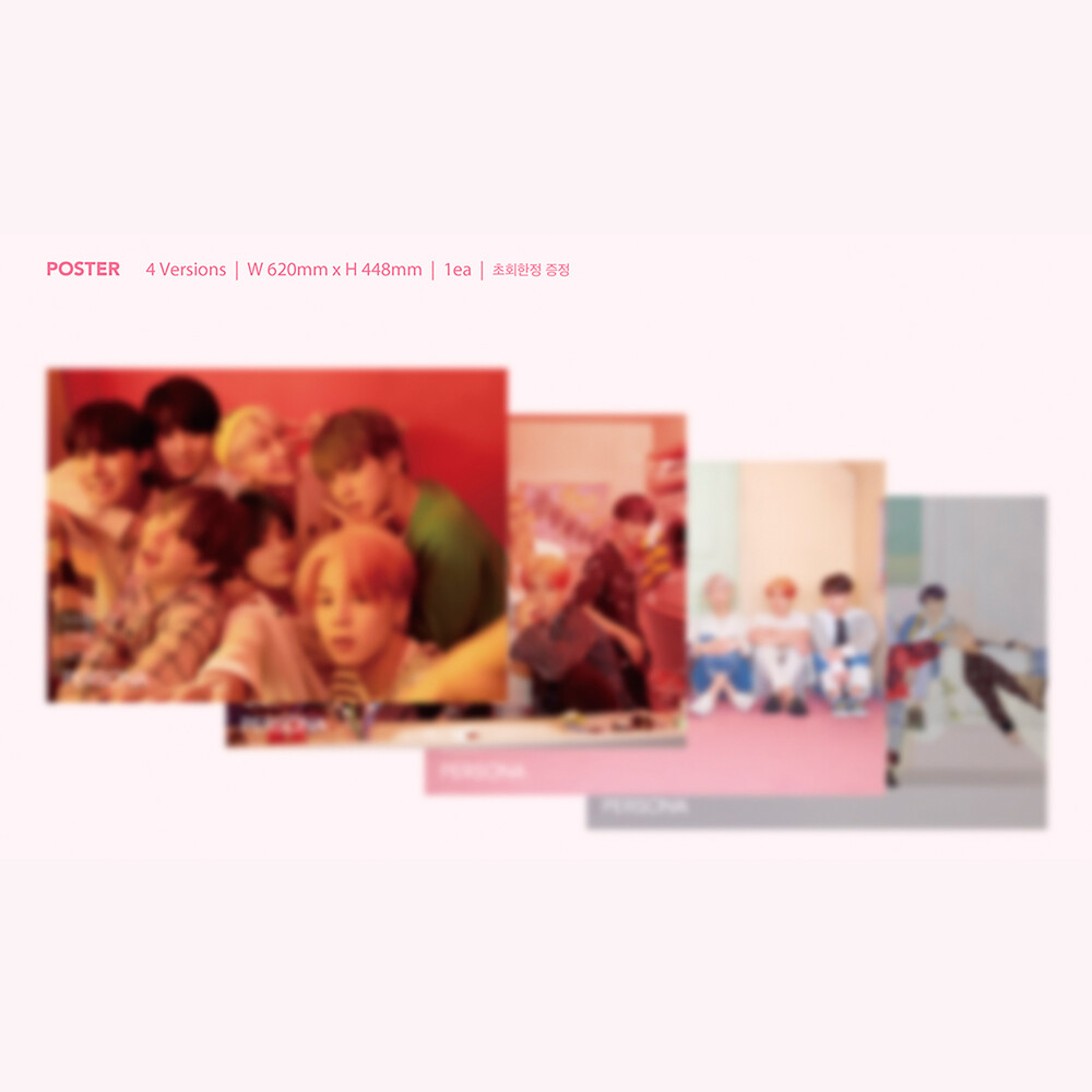 BTS MAP OF THE SOUL : PERSONA Album Ver2 CD+Photobook+Card+Etc+