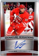 2015-16 Signature Sensations Victor Rask Auto #SS-VR