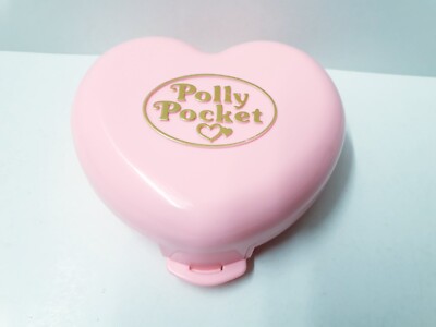 POLLY POCKET Herz / Heart Heidis Alpine Chalet Bluebird 1989 Vintage komplett