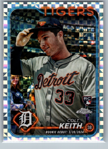 2024 Topps Update Series Colt Keith (RC) - Rookie Debut XFRACTOR #US192