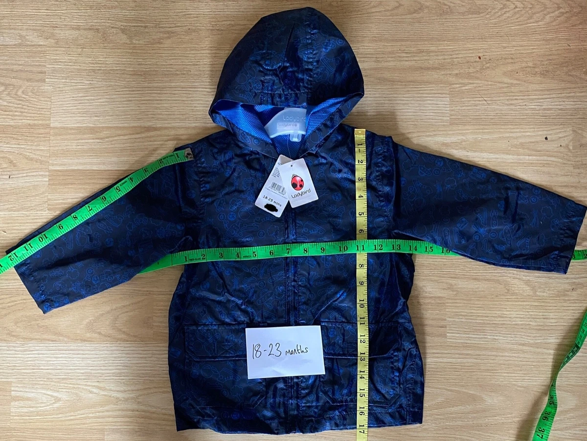 BRAND NEW OFFICIAL LADYBIRD CHILDRENS LIGHT RAIN JACKET FOR 12 18