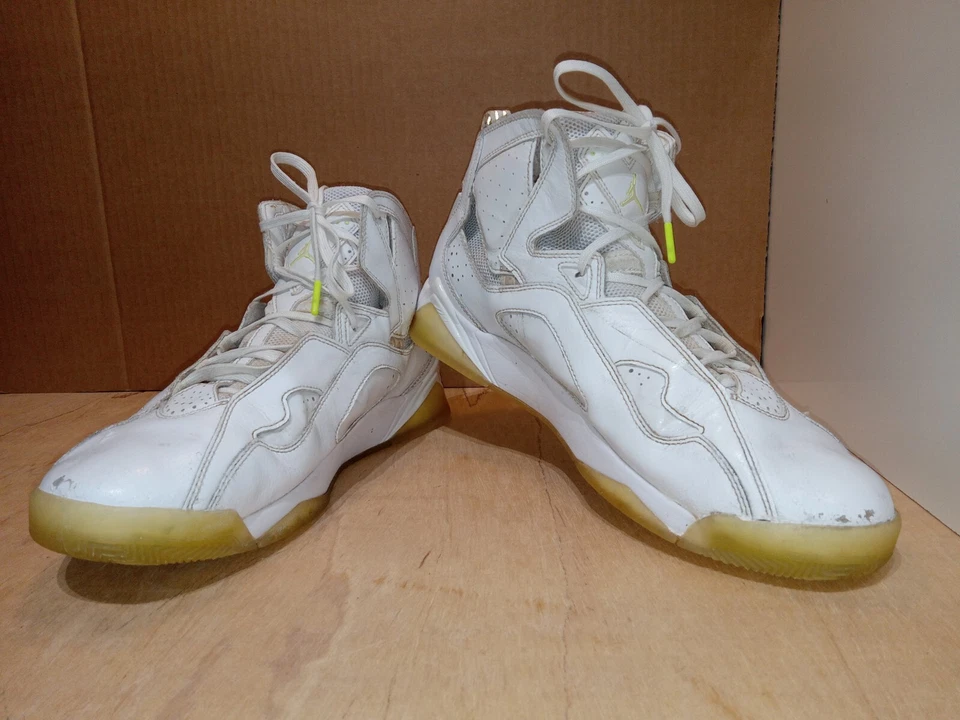 Jordan True Flight Blanco Hombre Talla 13 342964-113 Foto 3 de 4