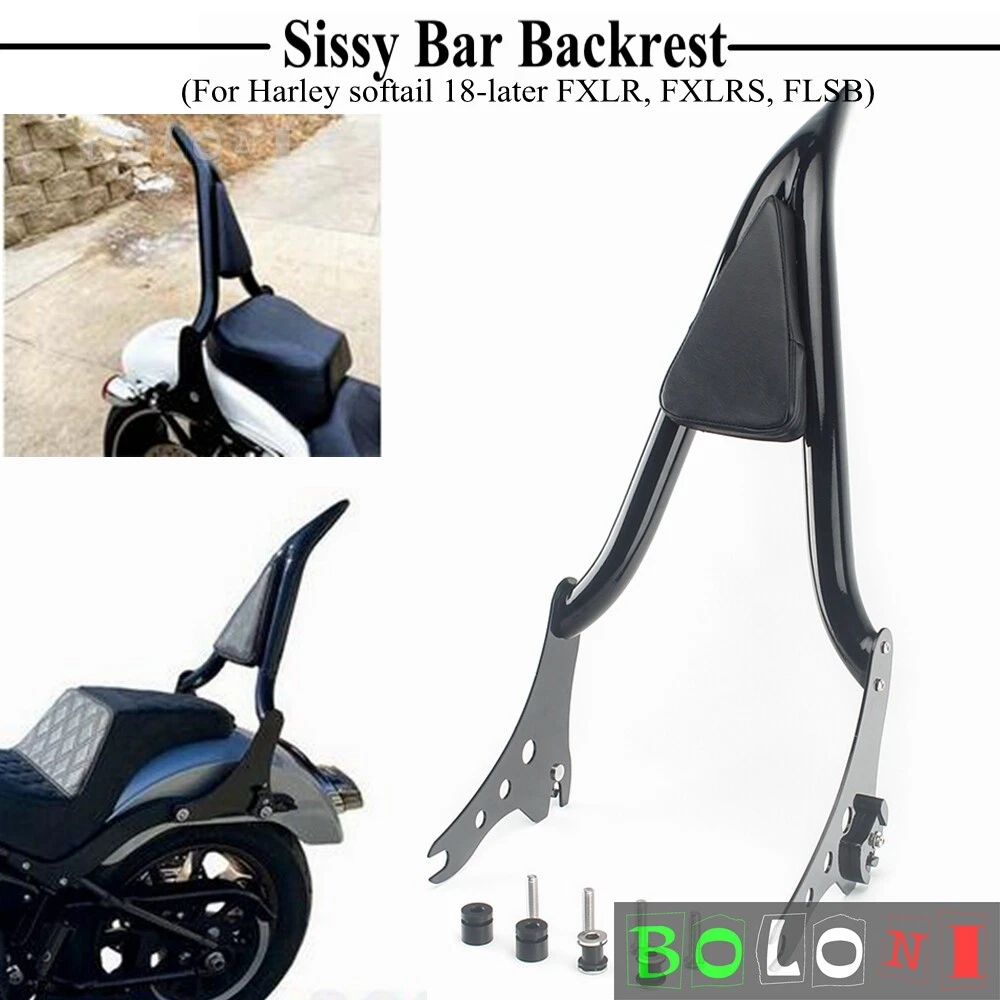 Sissy Bar Backrest For 2018 2023 Harley Sport Glide FLSB Low Rider