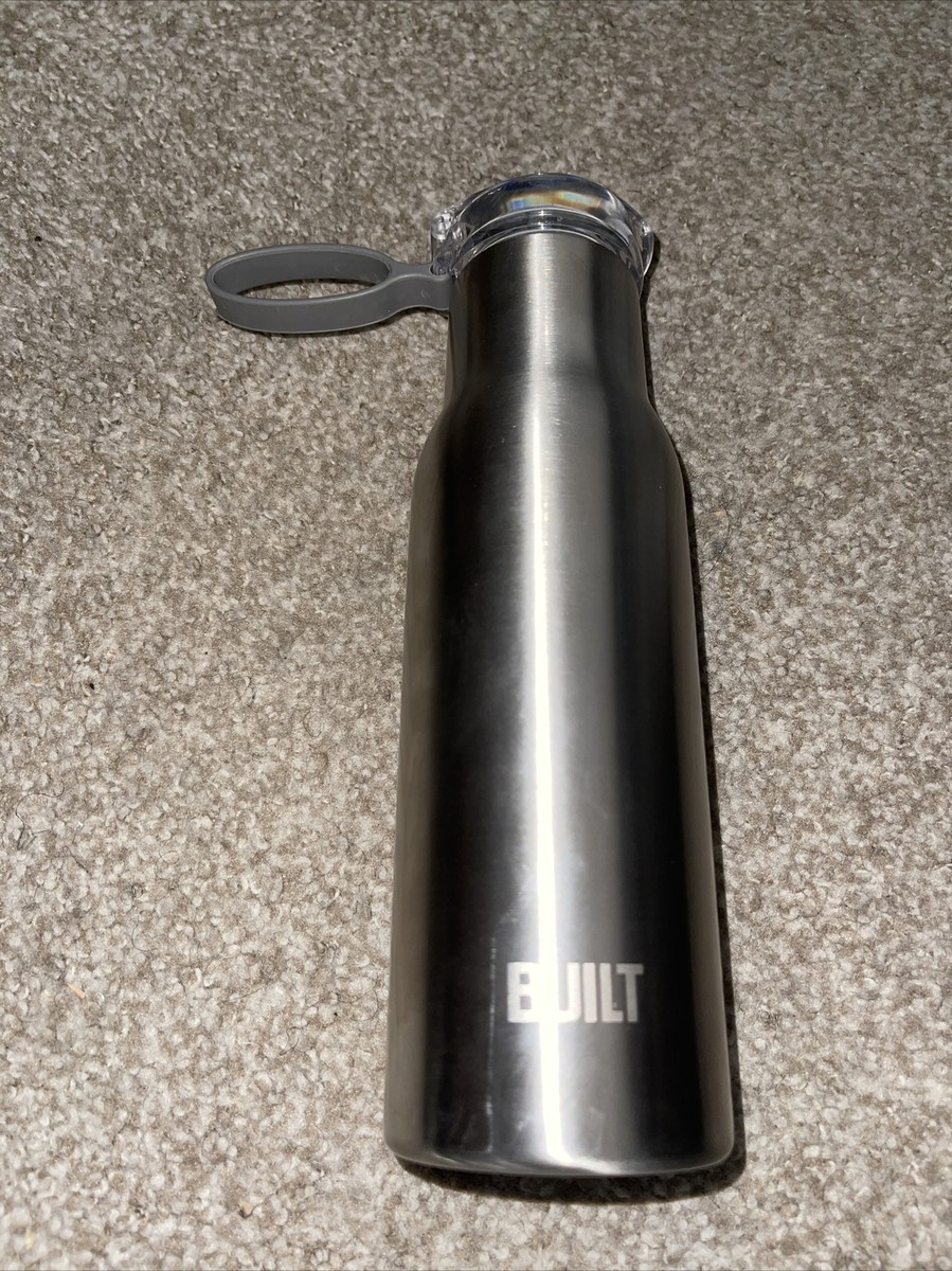 Built Stainless Steel Water Bottle with Screw Top Lid, 18 Oz