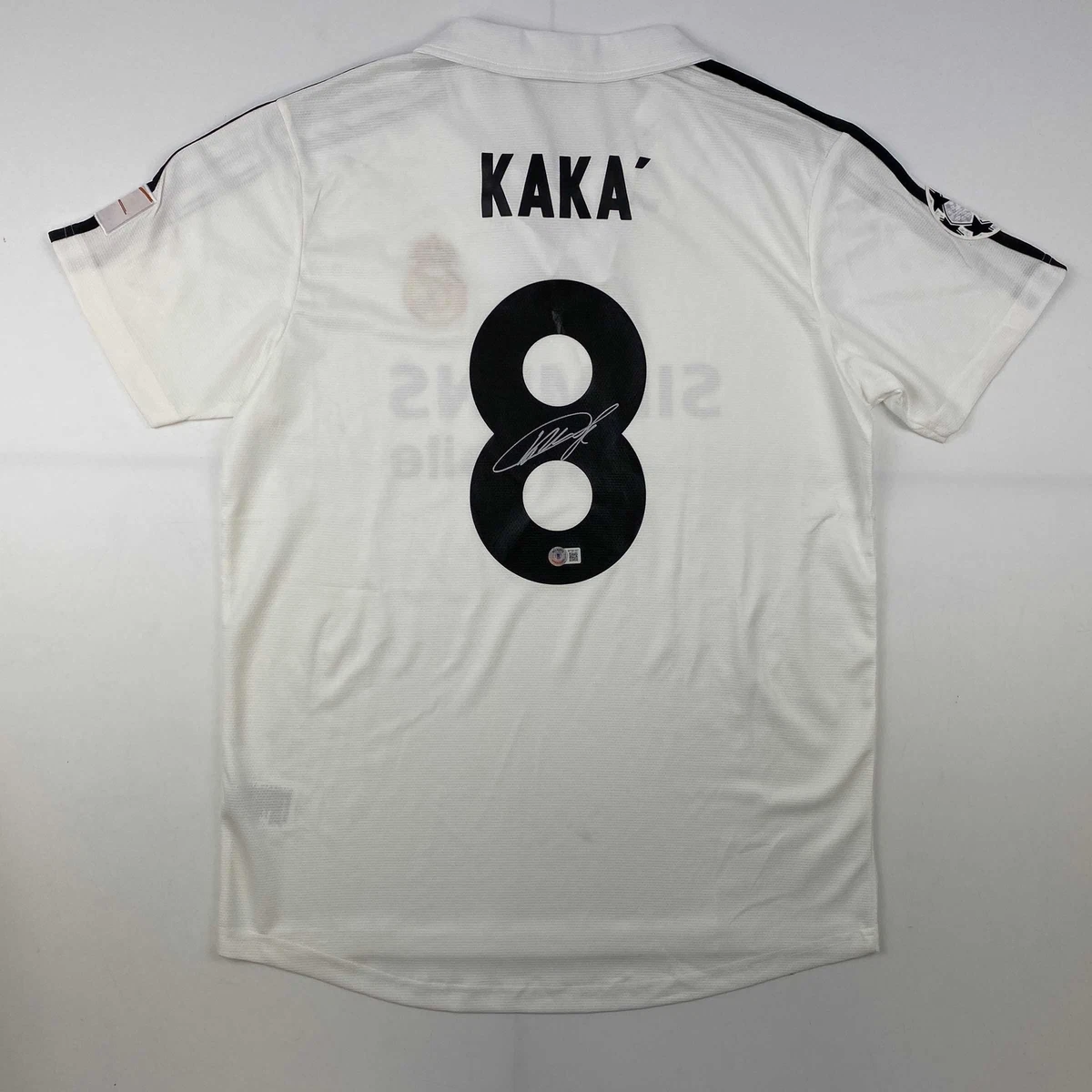 Ricardo Kaka Autographed AC Milan White Soccer Jersey - BAS