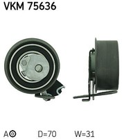 SKF VKM 75636 Spannrolle, Zahnriemen FüR Hyundai KIA