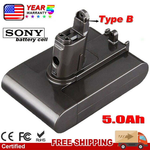 5000mAh Battery for Dyson Type B Replacement DC31 DC34 DC35 DC44 DC45