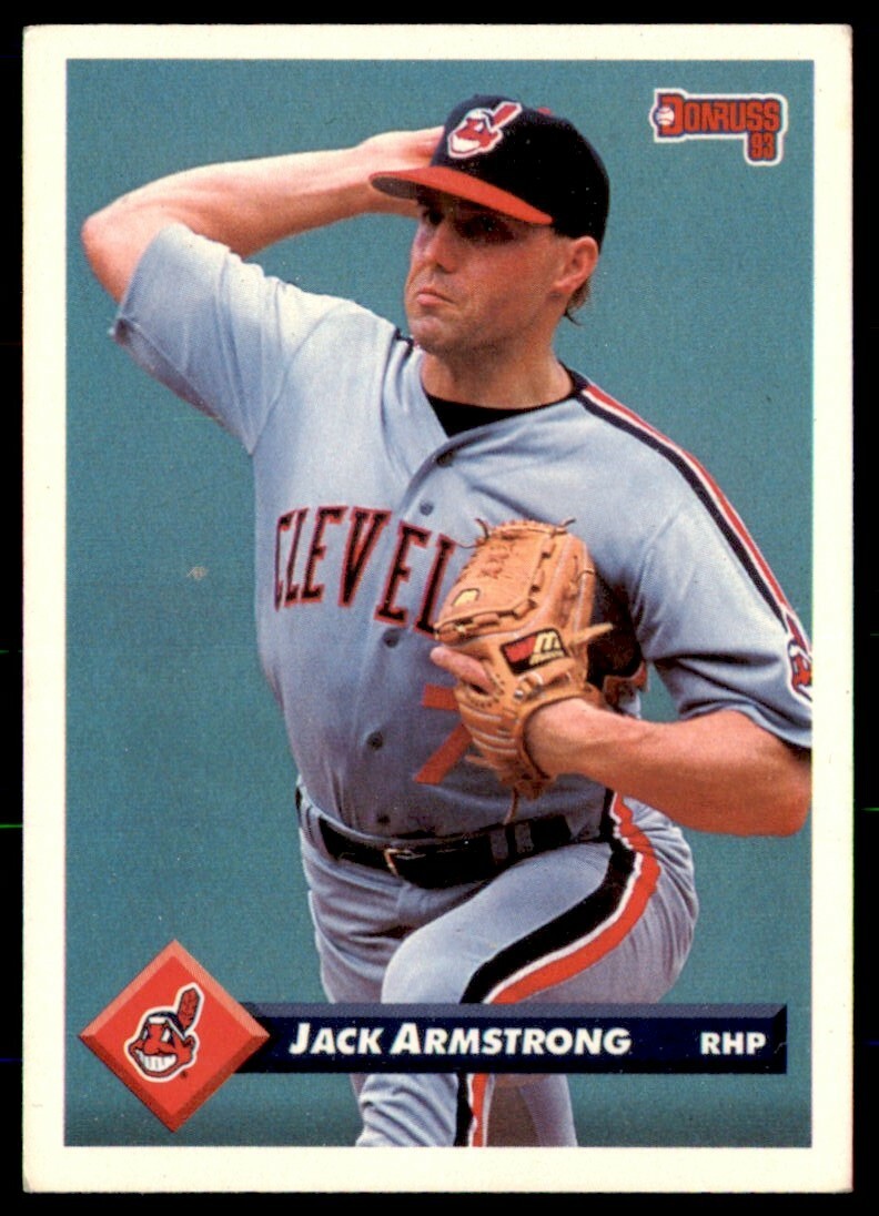 1993 Donruss Jack Armstrong Cleveland Indians #69