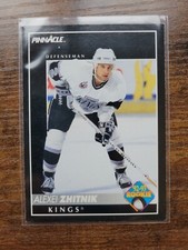1992 Pinnacle #392 Alexei Zhitnik - Rookie - Los Angeles Kings - NHL