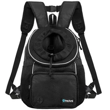 Pet Carrier Backpack Adjustable Pet Front Cat Dog Carrier Travel Bag Head Out