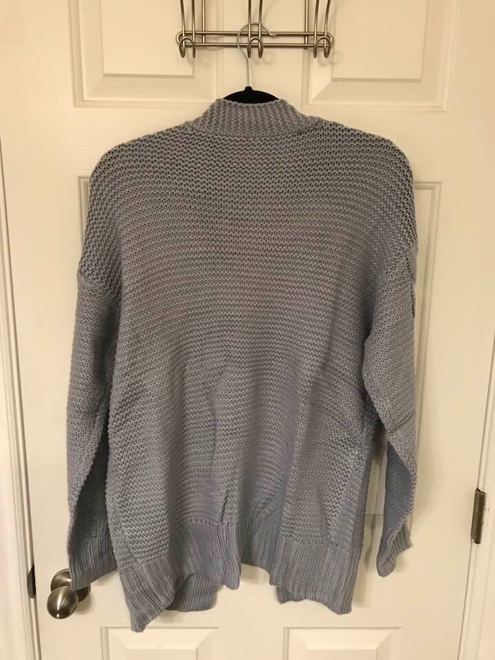 Imily Bela Womens Open Front Cardigans Soft Long Sleeve Cable Knit Outerwear Swe