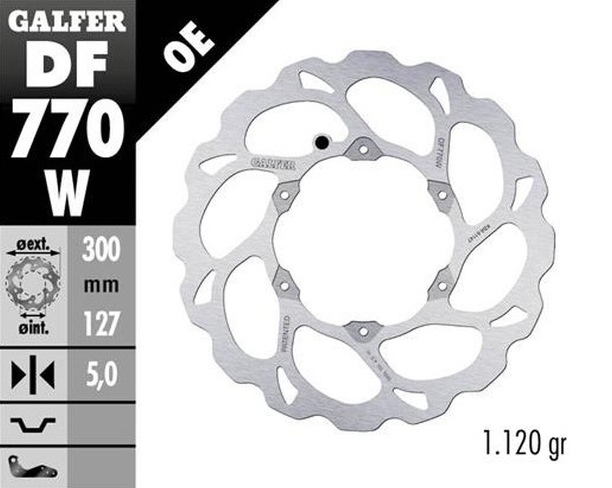 Disque de frein avant KTM 690R anti-voilage pour résoudre les vibrations