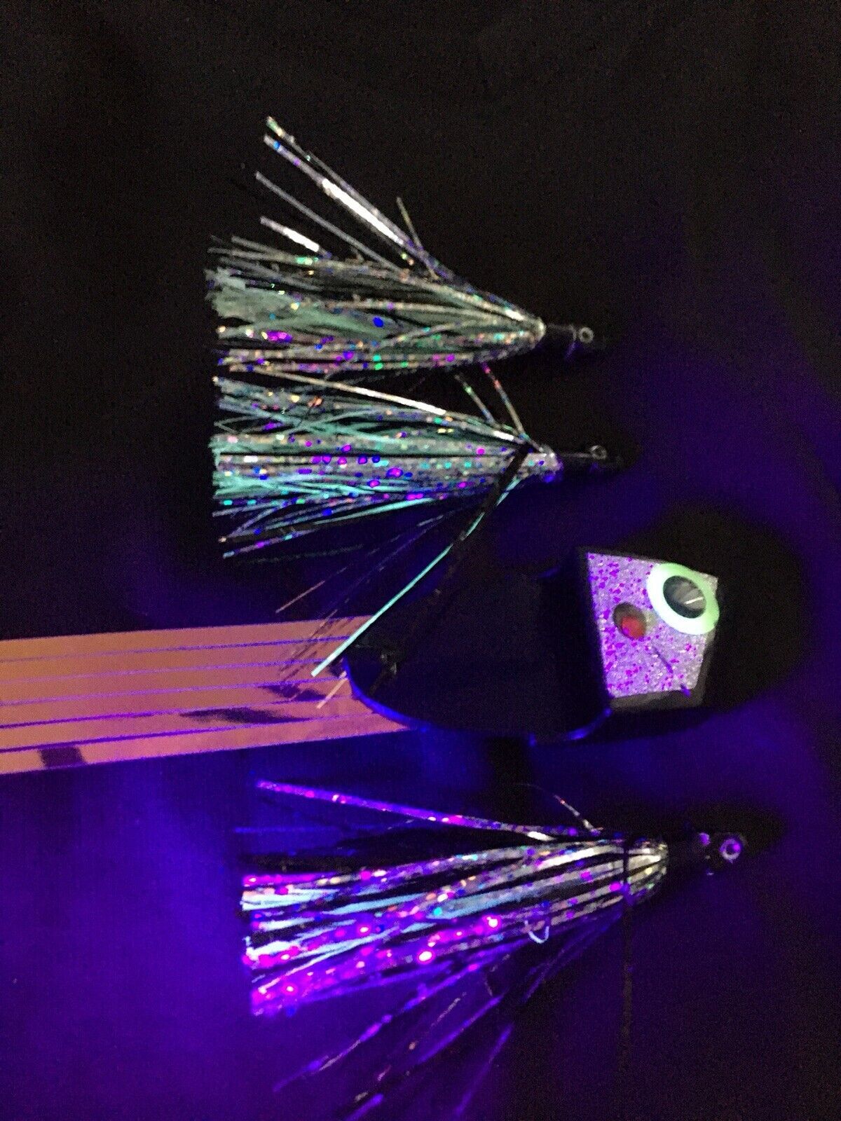 High Percentage Salmon Trolling Flies And Bait/Meat Rigs- Hyper Vis ...