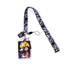 Disney Tim Burton's Nightmare Before Christmas Jack  Sally Lanyard, Card Holder