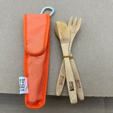 To-Go Ware Bamboo Bulk Utensil Set (Fork, Knife, Spoon) Natural Travel Reusable