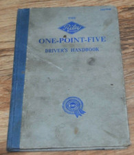 Original Riley One Point Five Drivers Handbook Operation Manual 1960 Vintage