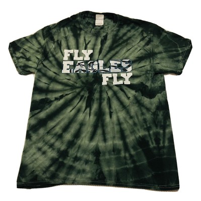 tie dye eagles shirt