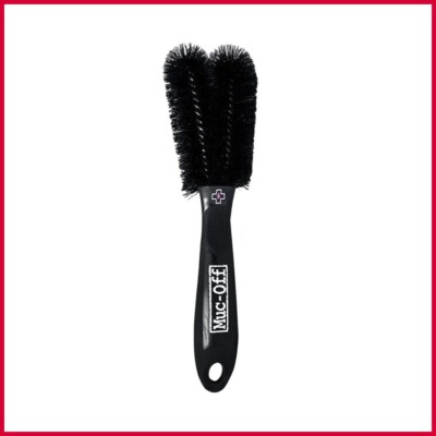 Muc-Off 2 Zinken Motorrad Motorrad Roller Fahrradbürste 2 Zinken - MTPB-373