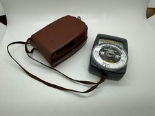 VINTAGE GOSSEN LUNASIX 3 PHOTOGRAPHY LIGH METER w/LEATHER CASE