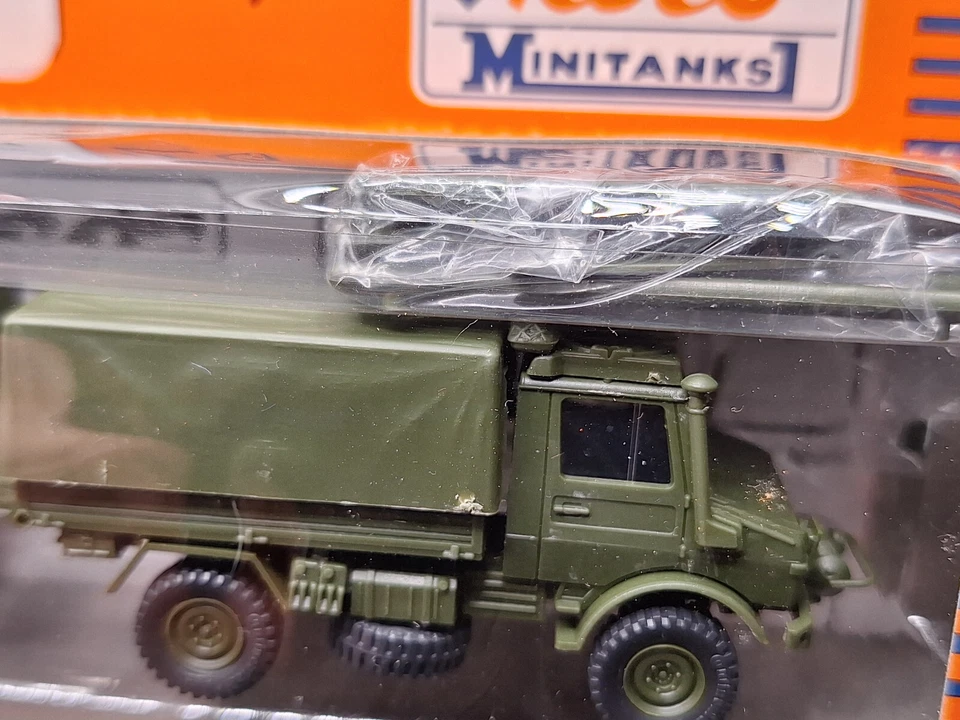 ROCO 452 Minitanks H0 1:87 Militaria 4x4 LKW + Hänger UNIMOG U 1300 L - Bild 2 von 3