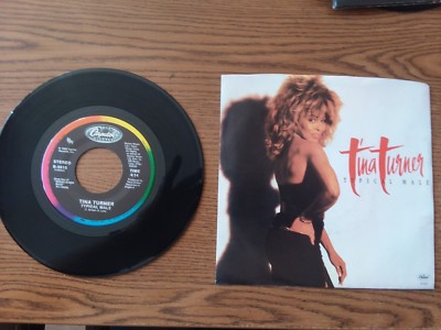 1986 MINT-EXC Tina Turner Typical Male  B-5615 DONT TURN AROUND 45