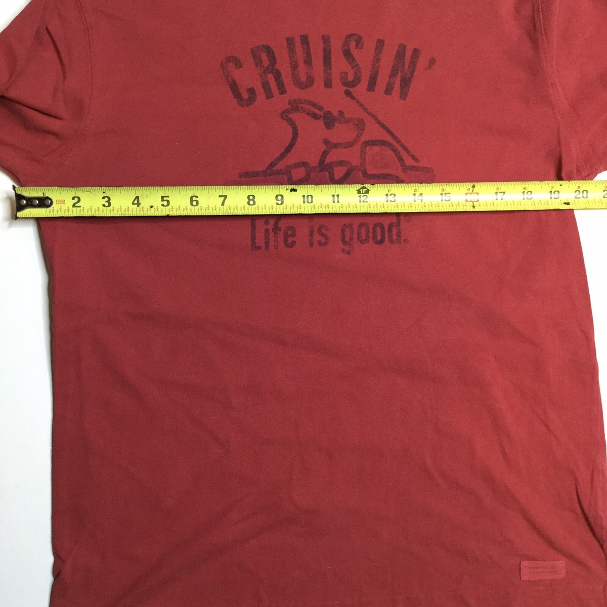 Life is Good T-shirt standard Crusher à manches longues en