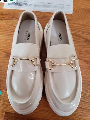 ASOS DESIGN Magnus chunky loafers in PINK---SIZE